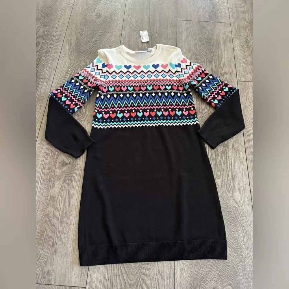 Childrens place girls holidays long sleeve dress very beautiful design